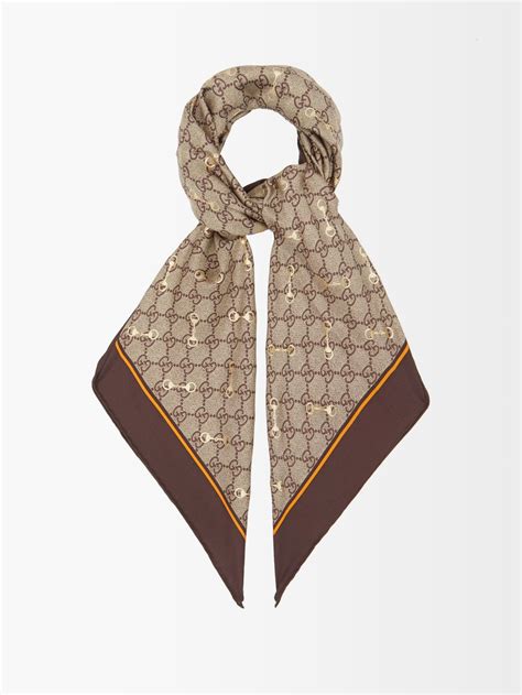 gucci scarf gg celebrities|original Gucci silk scarf.